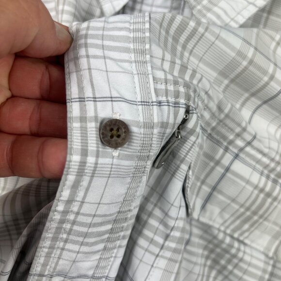 Eddie Bauer Mens Plaid Fishing Shirts Vented Back LOT OF 2 size XL Outdoor Hike - Picture 7 of 16